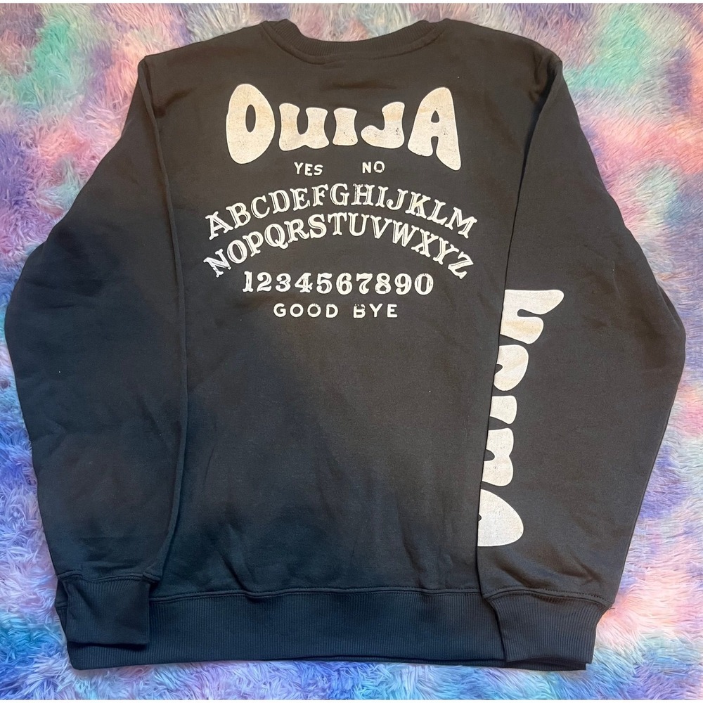 Ouija Board Black Sweatshirt Size S-New With Tags  👻
